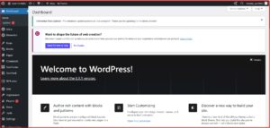 Wordpress Dashboard
